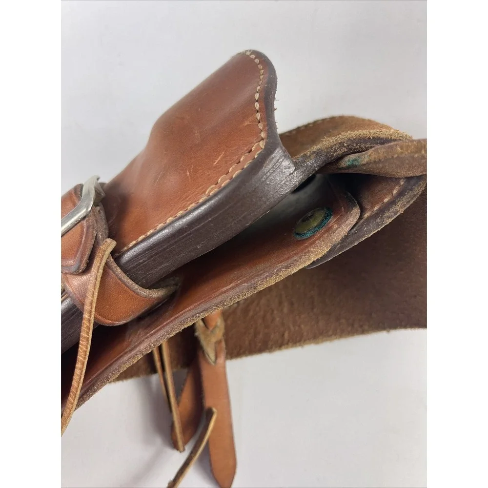 Bianchi COLT Left Lg SA Western Holster and Cartridge Belt .44/.45 34 1898H 3j